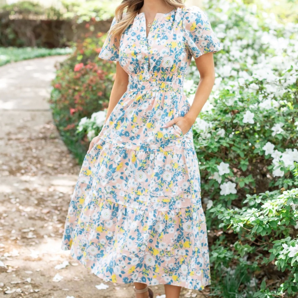 Floral Midi Avara dress